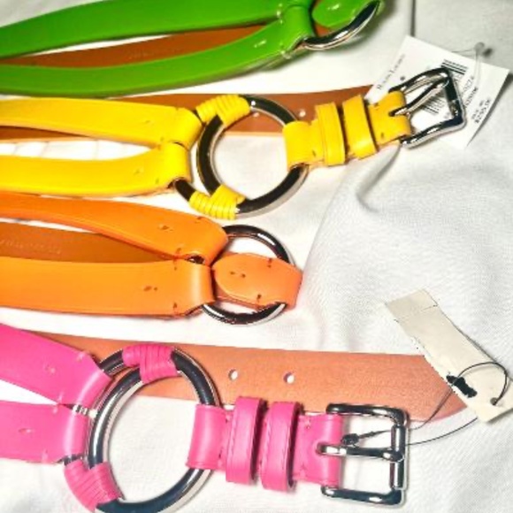 Ralph Lauren Brand New(NWT) $35 w/Silver Metal Ring Sz Sm. Orange only - Picture 2 of 2